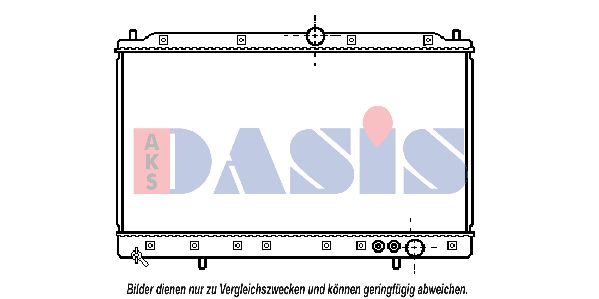 AKS DASIS Радиатор, охлаждение двигателя 140050N